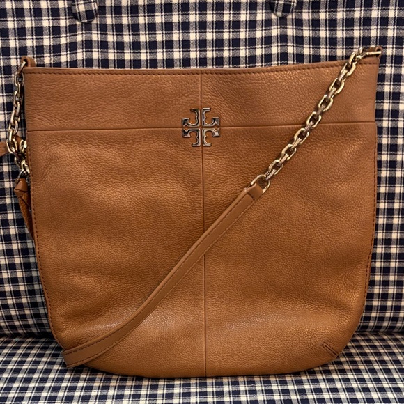 Tory Burch Handbags - Tory Burch Ivy Tan Leather convertible Shoulder Bag